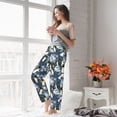 thumbnail image 5 of Salouo Penguin Arctic Adventure Print Women's Pajama Pants Casual Loose Sweatpants PJs Flowy Pants Drawstring Palazzo for Women Wide Leg Pants Lounge Pajama -Small, 5 of 8