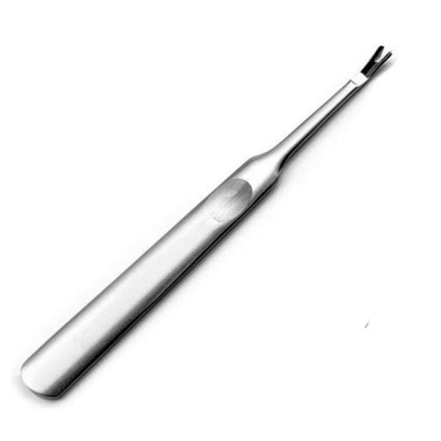 ericotry Profesional Acero Inoxidable Cutícula Empujador Recortador Hangnails Limpiador de Uñas Tijeras Removedor Nipper Clipper/Nail Art Manicura Herramienta para Adultos