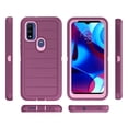 thumbnail image 6 of TASHHAR Moto G Play 2023 Case with Screen Protector Military Grade Full Body Multilayer Drop Shock Protection Rugged Durable for Motorola G Play 2023 Phone - Wine Pink, 6 of 8