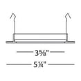 thumbnail image 3 of WAC Lighting 4in LEDme DOWNLIGHT TRIM ROUND CHROME, 3 of 3