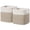 White/Brown-2Pack-11 X 10.5 X 10.5 Inch, variant on Cotton Rope Storage Baskets Beige 2Pack-13 X 15 X 13 Inch(Kallax) Home Organizing Bins