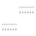 thumbnail image 4 of Guardoinrt 6pcs Pendaison Tasse Cuillère Chat Cuillère à Café Agitation Cuillère à Café Portable Réutilisable Vaisselle en Acier Inoxydable avec Manche Long 2Set, 4 of 6