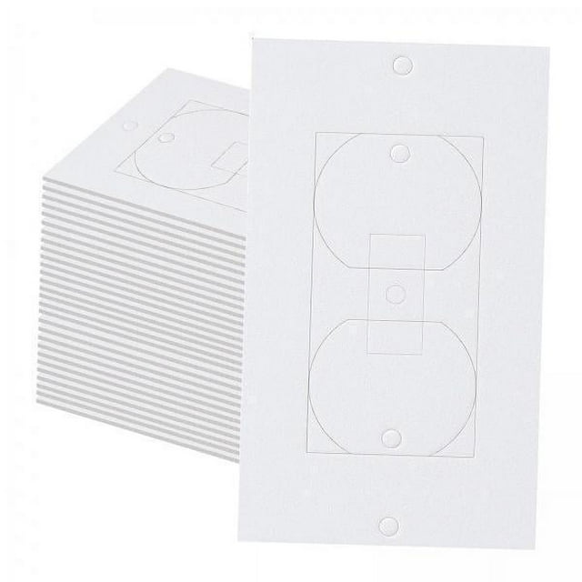 Luzkey 5x30x Plaque Murale Scellants de Sortie Isolants pour Maison Duplex