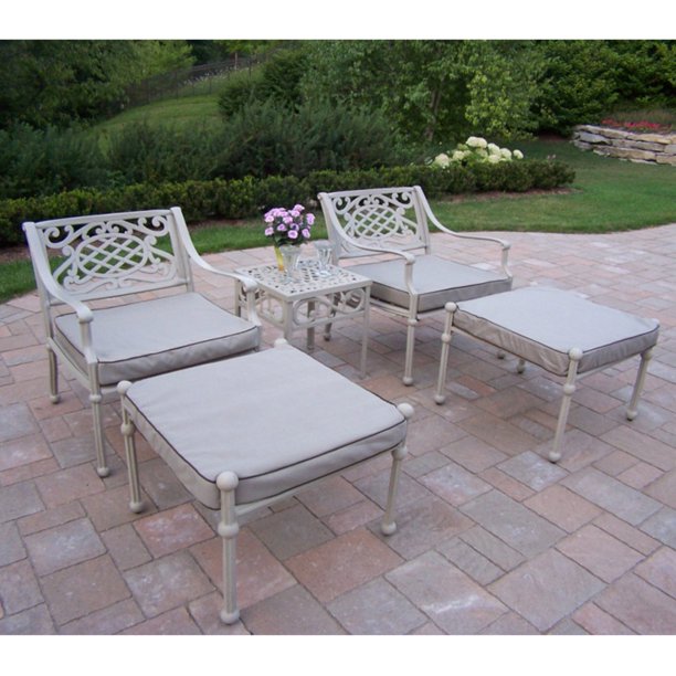 Oakland Living Cast Aluminum Conversation Set
