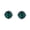 Emerald, variant on Sterling Silver Sapphire Stud Earrings