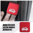 thumbnail image 2 of 2 Set Hood Release Latch Handle Repair Kit Replacement for Honda CRV 1997-2006 Red, 2 of 6