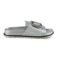 thumbnail image 2 of Nature Breeze Thelma-02 Womens Rhinestone Slide in Silver, 2 of 4
