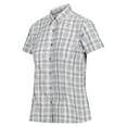 thumbnail image 3 of Regatta Womens Mindano VIII Checked Short-Sleeved Shirt, 3 of 5