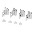 thumbnail image 2 of DOLITY 4Pcs/Set Support Bracket Clip Stainless Steel Glass Aquarium Tank - 5MM, 2 of 9