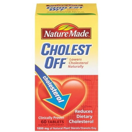 Nature Made CholestOff Caplets 60 ea (Pack of 6)