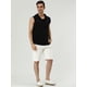 thumbnail image 4 of Bañador de verano pahombre, cintuelástica, bolsillos con cordón, pantalones cortos de plaestampados, 28 blanco, 4 of 6