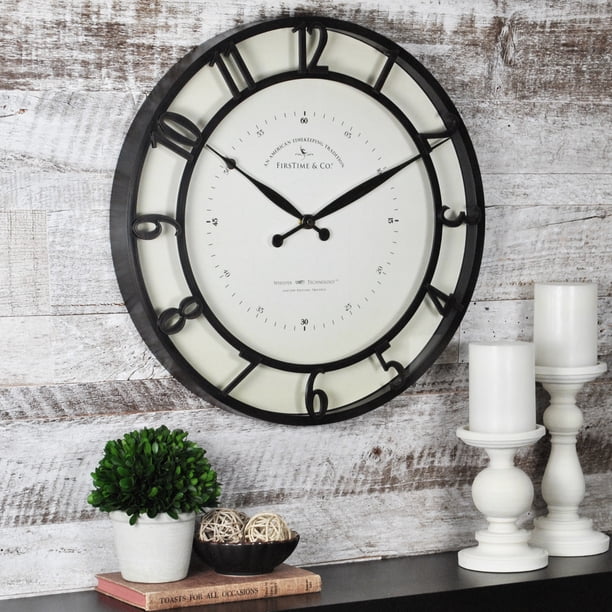 FirsTime & Co.® Kensington Wall Clock, American Crafted, Oil Rubbed