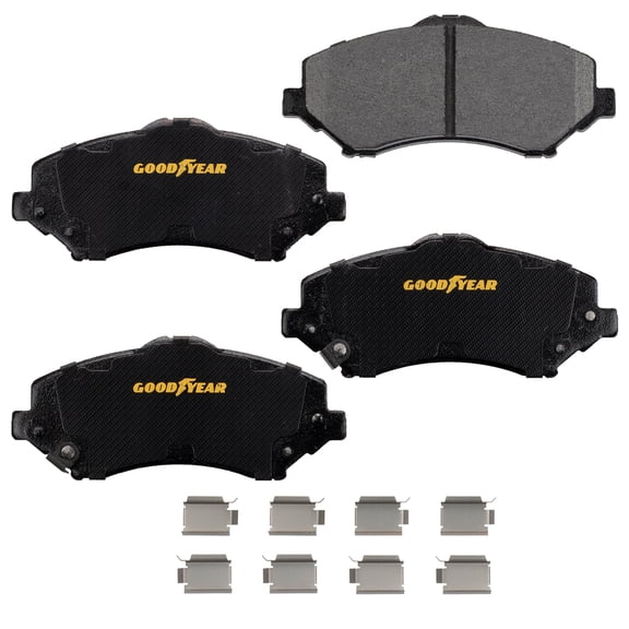 Goodyear Brakes GYD1327 Automotive Carbon Ceramic Truck and SUV Front Brake Pads