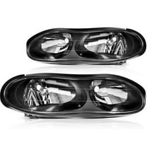 ECCPP Headlights Assembly For Chevrolet Camaro 1998-2002 Driver and Passenger Side 16525313 16525310 GM2502211 GM2503211