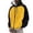 D1-Yellow319, variant on Puliio Zip Up Jackets for Men Two Tone Raglan Sleeve Full Zip Drawstring Long Sleeve Pullover American Casual Sweatshirts With Pocket