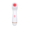thumbnail image 2 of Vogacara Máquina de limpieza Facial de plástico para mujer, cepillo eléctrico de mano inalámbrico profesional de 500mAh y 3V con batería, Tratamientos faciales Rosado, 2 of 6