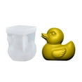 thumbnail image 3 of 3D Cartoon Duck Epoxy Resin Mold Aromatherapy Plaster Silicone Mould DIY Crafts Soap Candle Casting Tool, 3 of 9