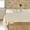 Beige, variant on Knubmt Linen Tablecloth Rectangle Solid Color Modern Fabric Table Cloth Washable Table Cover for Dining Party Christmas Weddings Birthday, 55" x 120"