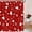 Rouge Gris Blanc/, variante sur Rideau de Douche Joyeuse Saint-Valentin avec Crochets Vintage Rouge Cœur d'Amour Rideau de Douche pour Saint-Valentin Style Festival Salle de Bain Décoratif Tissu Polyester Imperméable, 72x72 Pouces