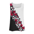 thumbnail image 4 of Fheaev Summer Tank Tops For Women 2024 Going Out Tops Women'S Fashion Casual Collar Comfortable Loose T-Shirt Sleeveless Top, 4 of 5