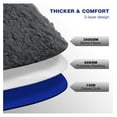 thumbnail image 3 of Large Outdoor Camping Blanket with Lining, Waterproof and Windproof Cold Weather Blanket for Camping Stadium, Machine Washable 79"x 79" Blue, 3 of 6
