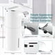 thumbnail image 4 of 4X Dispensador de Jabón Automático - Dispensador de Jabón Líquido Eléctrico Recargable por USB Sin Contacto Volumen Ajustable una Prueba de Agua 450Ml, 4 of 5