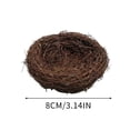 thumbnail image 3 of Handwoven Rattan Wicker Bird Nest - Durable Natural Woven Material, 3-4 Inch Size, Secure Nesting Spot, Easy To Install, Breathable And Ventilated, Eco-Friendly - For Pet Birds,, 3 of 8