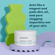 Proactiv Amazonian Clay Mask, Natural Cleansing Face Mask with Minerals, Vitamins and Antioxidants, Dermatologist Developed for Acne Prone Skin, 3 Oz