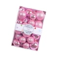 thumbnail image 2 of Adornos de bolas de Navidad Macarena 26 piezas Rosa, 2 of 8