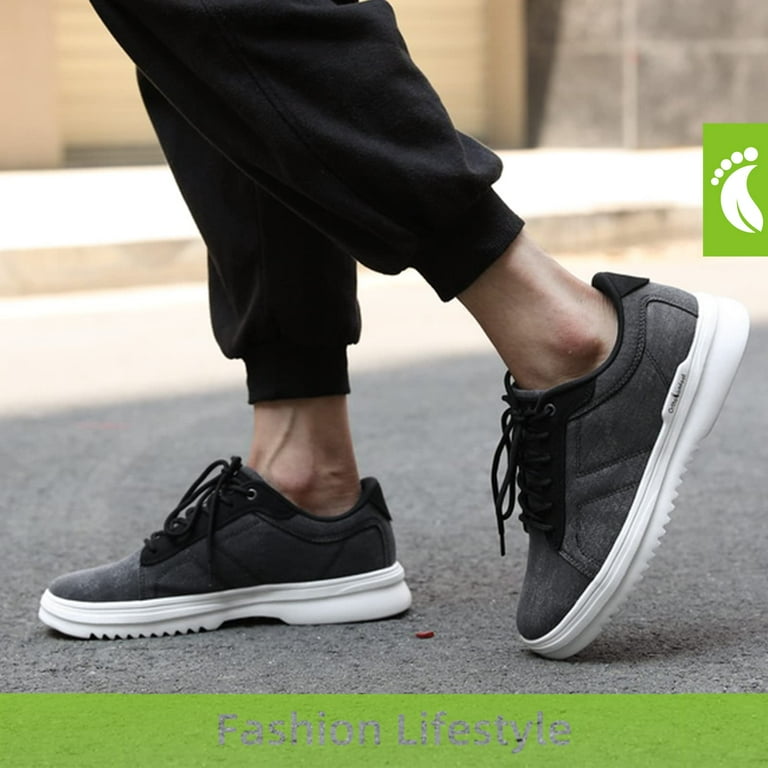 OrthoComfoot Men's Arch Support Shoes with Lace Up Design Leisure