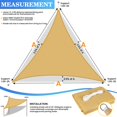 thumbnail image 2 of Parasol Sail HappyTrends, 122 x 122 cm, resistente a los rayos UV, 2 of 7