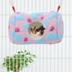thumbnail image 4 of Casa de cama cálida para hámster, escondite de animales pequeños para hámsteres, ratón de rata joven (rosa) La hamaca para animales pequeños viene con dos ganchos, 4 of 5