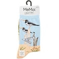 thumbnail image 4 of MeMoi Women's Seagulls Limited Edition Cotton Blend Crew Sock - Womens - Female, 9-11, Beige, 4 of 4