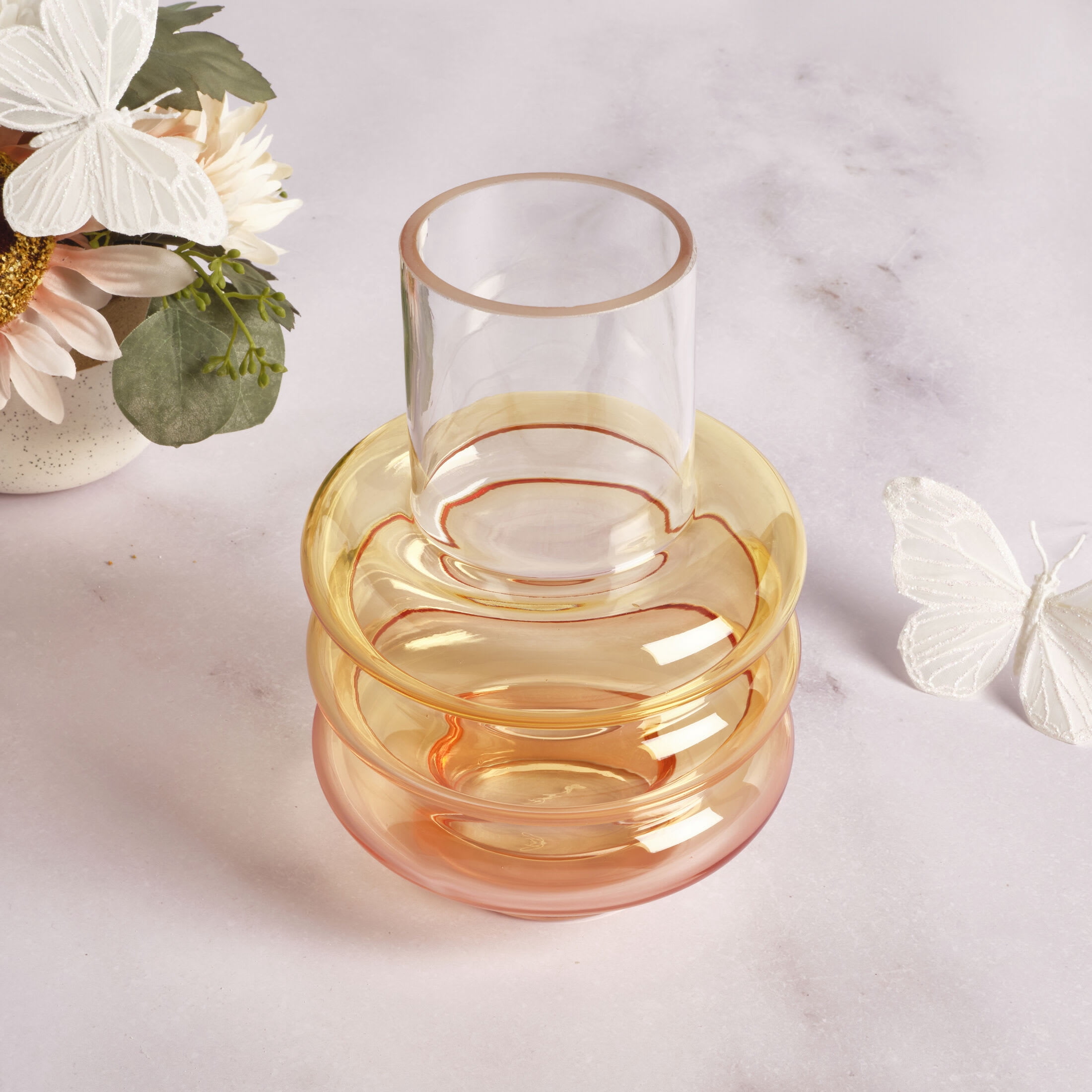 Dolly Parton 7.87 in 2-Tone Colored Vase