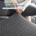 thumbnail image 3 of Headboard Cover Upholstery Headboard Slipcover Thick Elastic Bed Headboard Protection Cover Washable for Full Size Bed Bedroom Decorative, 3 of 16