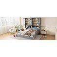 thumbnail image 5 of Full Size Daybed w/Glass Cabinet & LED - Gray, 5 of 25