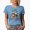 Baby Blue, variant on We Woof You a Merry Christmas with Dogs Wearing Santa Hat Art Merch Gift, White T-Shirt, Small