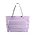 thumbnail image 1 of Bolsa para mujeres salidas casuales prácticas con bolso de bolso de hombro elegante para la cremallera para el trabajo de la fiesta de desplazamiento violeta, 1 of 8
