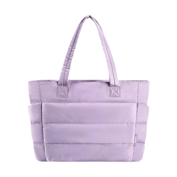 Bolsa para mujeres salidas casuales prácticas con bolso de bolso de hombro elegante para la cremallera para el trabajo de la fiesta de desplazamiento violeta