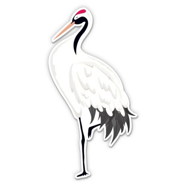 Crane 12" Vinyl Sticker Waterproof Decal