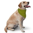 thumbnail image 2 of Bingfone Olive-Washable Dog Scarf Triangle Adjustable Puppy Bandana Bib Handkerchief For Medium Large Dog Cat, 2 of 9