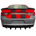 thumbnail image 2 of Ikon Motorsports Compatible with 2015-2023 Dodge Charger (Excluding Widebody) Widebody Style Rear Bumper Gloss Black Diffuser Kits, 2 of 9