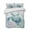 Green, variant on Quilts Full Size Bedding Set, Blue Sea Turtle Lightweight Quilted Comforter, Summer Coastal Coral Ocean Soft Reversible Bedspread Coverlet with Pillow Covers for All Season, 78" x 90"