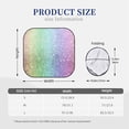 thumbnail image 3 of Haiem Beautiful Glitter Car Windshield Sun Shade (2 Pieces) Foldable Windshield Sun Shade Car Accessories for Truck SUV Pickup-Large, 3 of 7