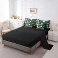 thumbnail image 5 of Homewish Green Aztec Bedding Comforter Set 7 Pieces, Bohemian Geometric Full Bedding Set, Rustic Lodge Cabin Farmhouse Fitted Sheet Flat Sheet, Ultra Soft Home Decor, 5 of 8