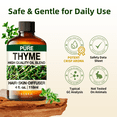 thumbnail image 6 of Kukka Thyme Essential Oil with Aromatherapy Stone - 100% Pure French Herbaceous Scent for Diffuser, Skincare, Hair Care & DIY - 4 fl oz, 6 of 6