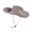 Grey, variant on Mens Cowboy Bucket Hats Unisex with Adjustable Chin and Wide Brim to Sun Protect Quick Dry for Outdoor Walking Running