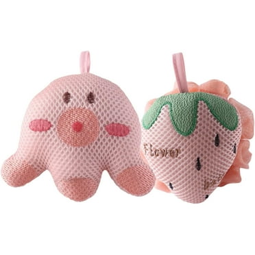 2pcs Cartoon Bath Ball Loofah Sponge for Men Bath Sponges for Shower Loofah Dish Sponge Bath Shower Loofah Shower Sponge Funny Shower Loofah Body Wash Body Man