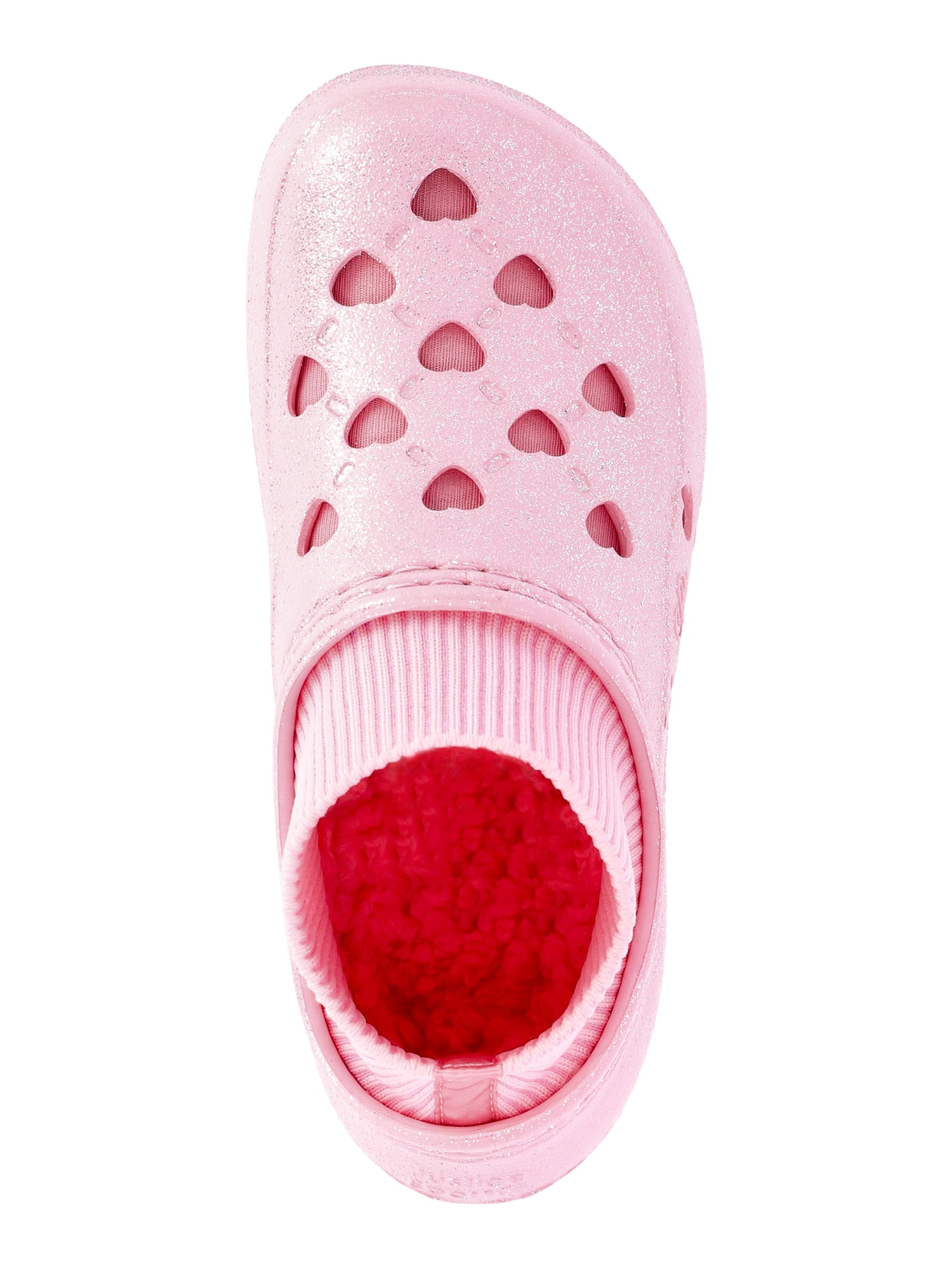 Justice Little & Big Girl Glitter Sock Clog