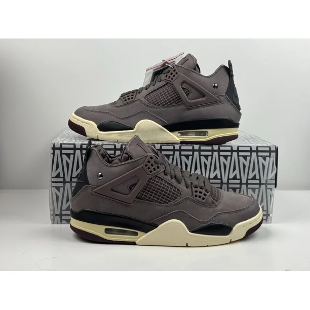 Ni - ke Ni - ke Air Jordan 4 Retro x A Ma Maniere Mens Size 8 Violet Ore DV6773-220